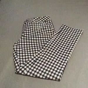 Houndstooth Ankle Pants